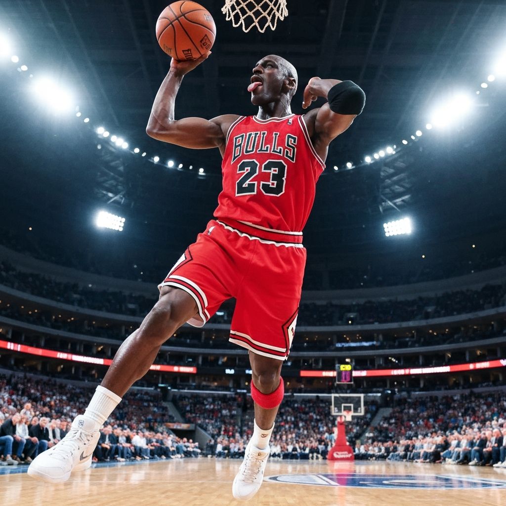 Basketball player fadeaway shot